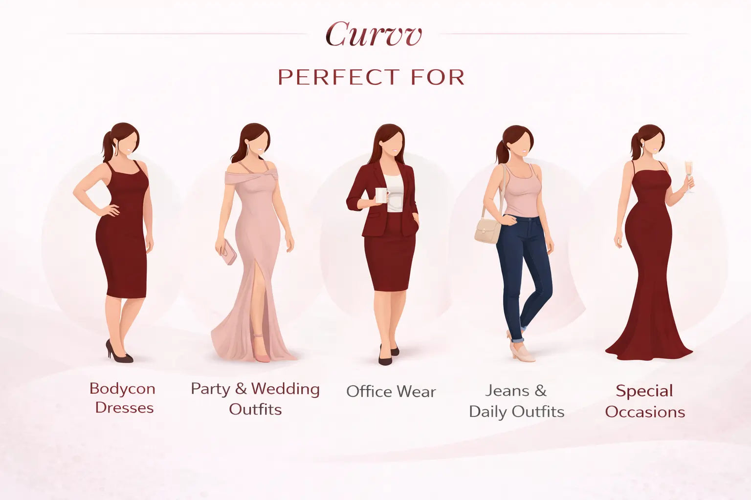 CurvvHer Thigh Bodysuit Shapewear
