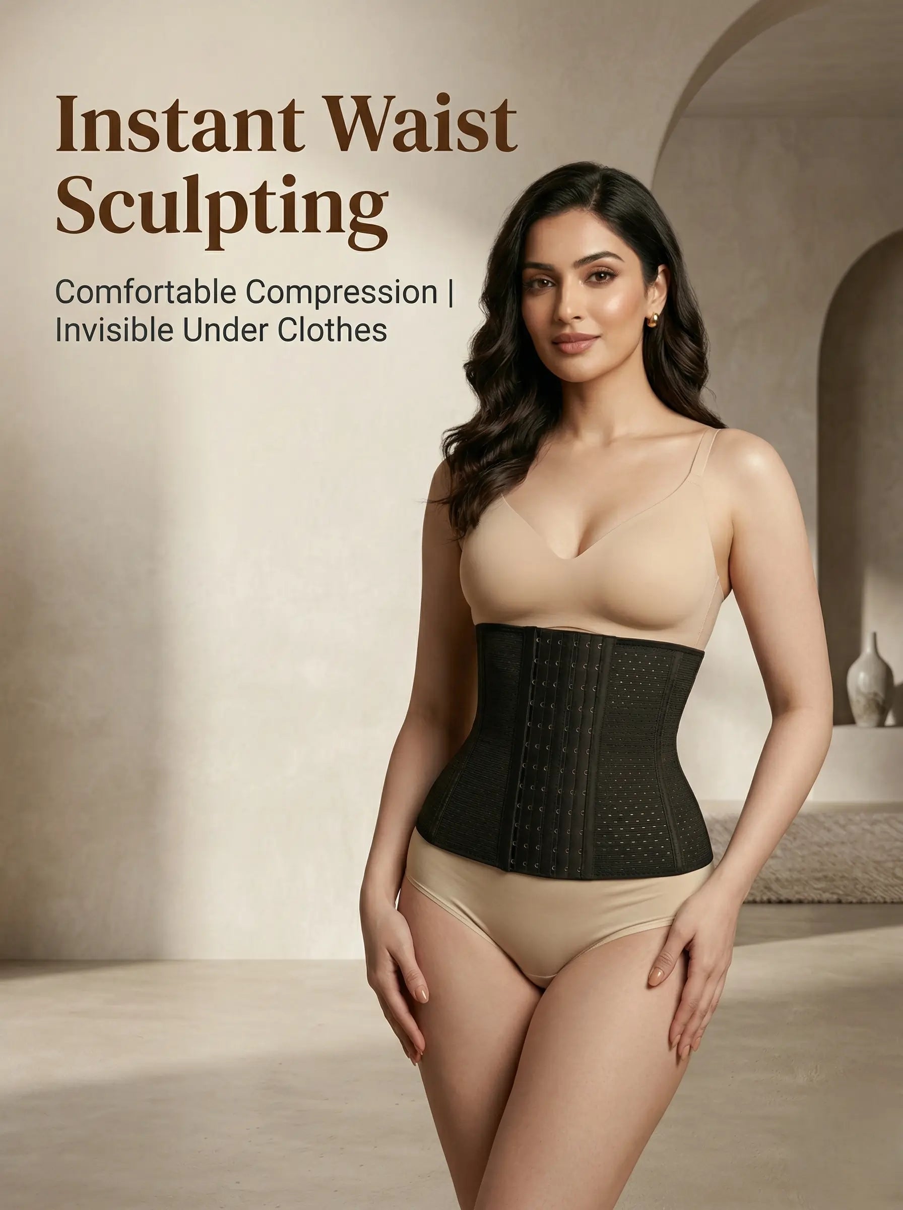 Curvv SlimCore Tummy Tuck Belt – Instant Waist Shaping Shapewear