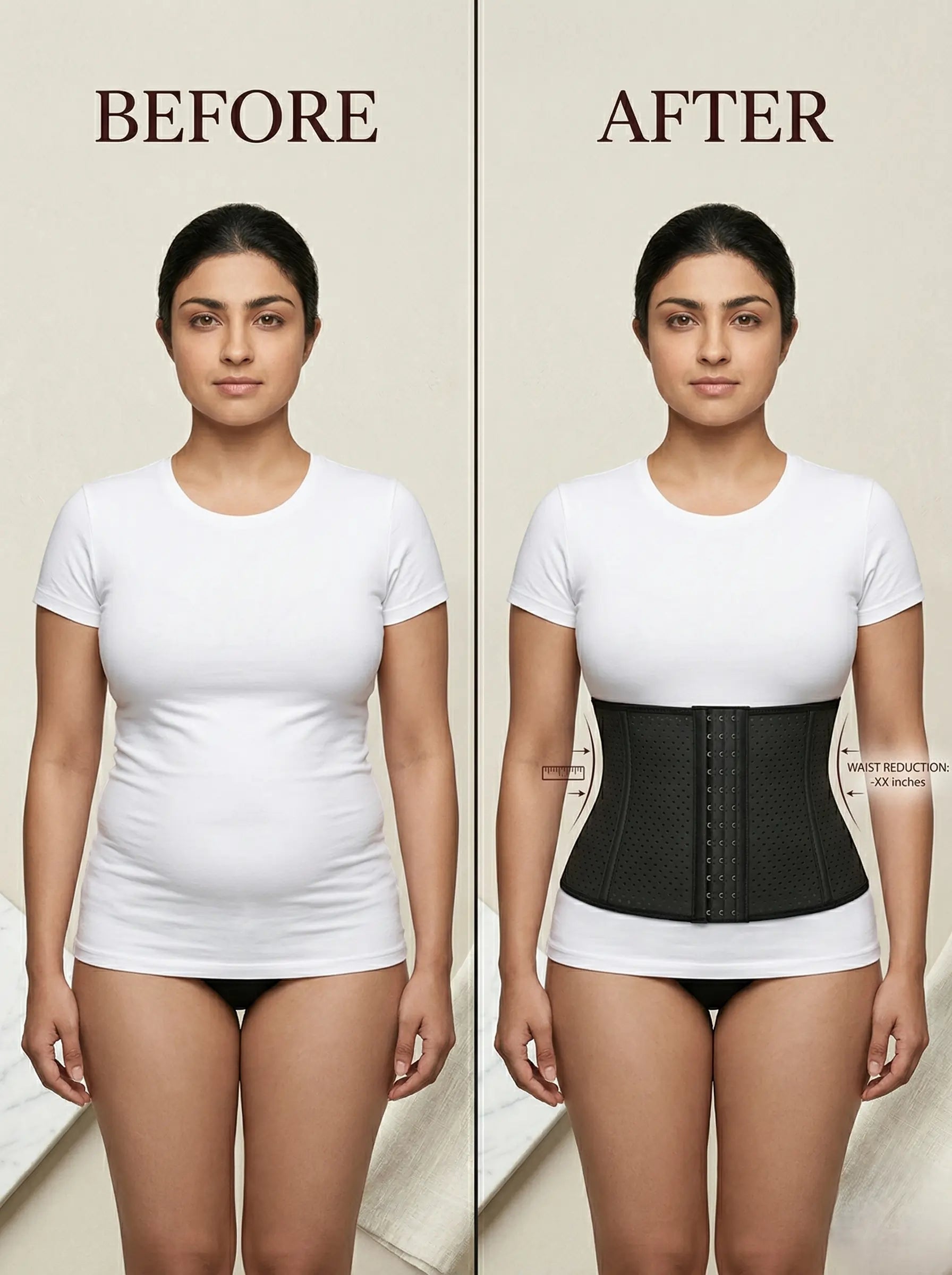 Curvv SlimCore Tummy Tuck Belt – Instant Waist Shaping Shapewear
