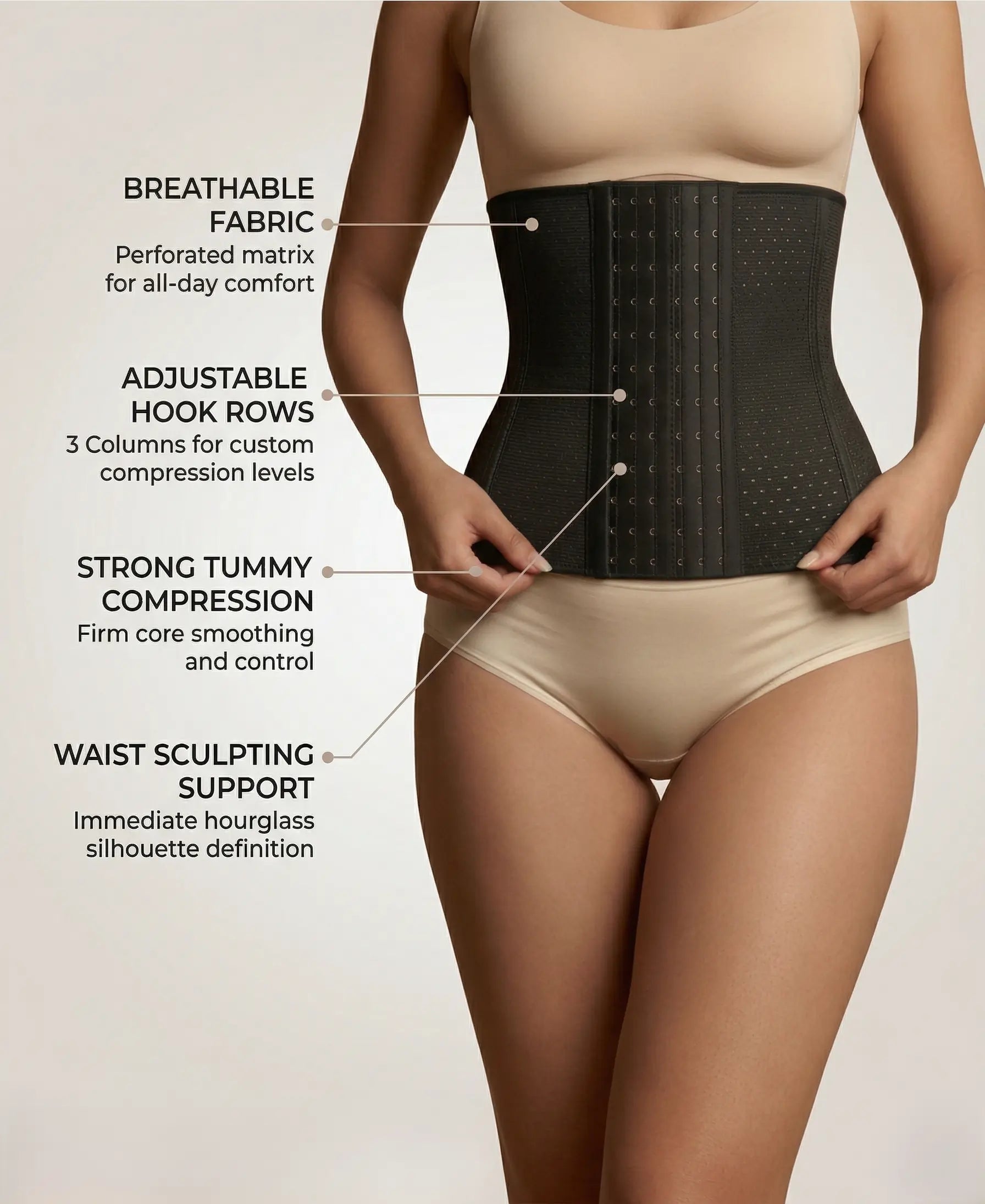 Curvv SlimCore Tummy Tuck Belt – Instant Waist Shaping Shapewear