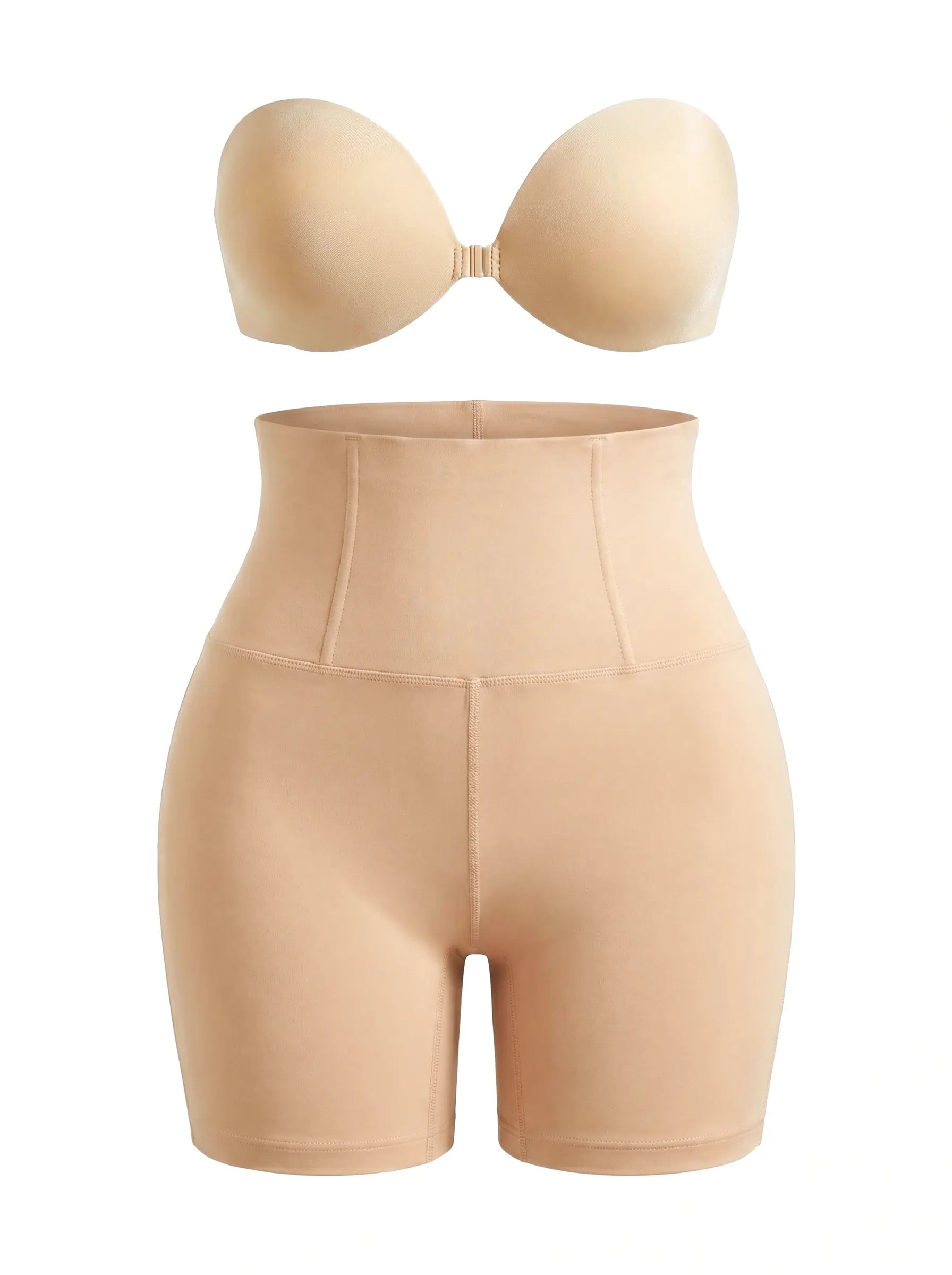 Tummy Control Shorts + Invisible Bra
