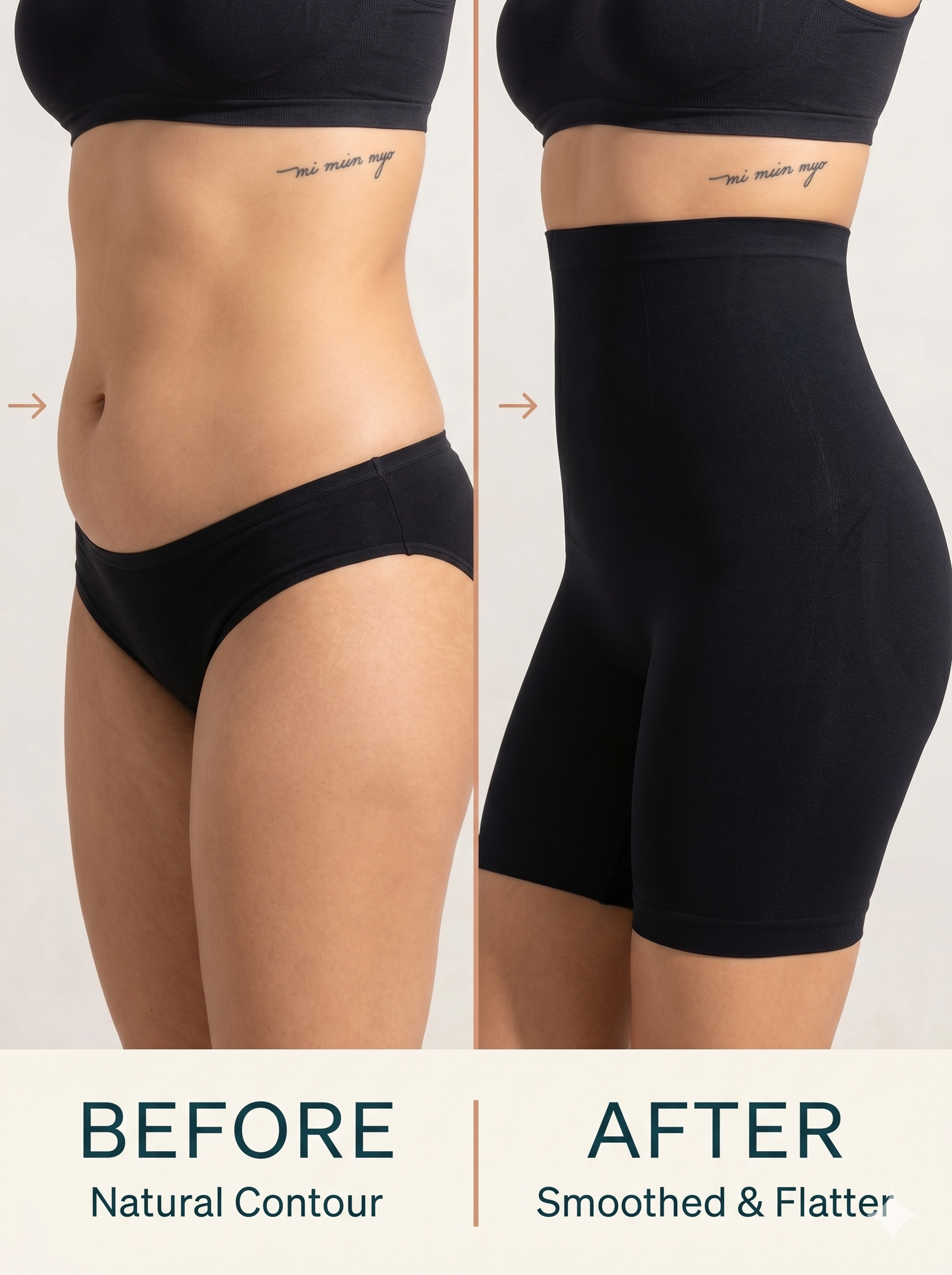 Shapewear Shorts - High Waist Tummy Control